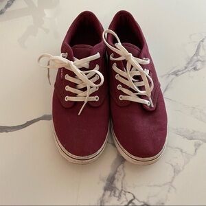 Maroon Vans